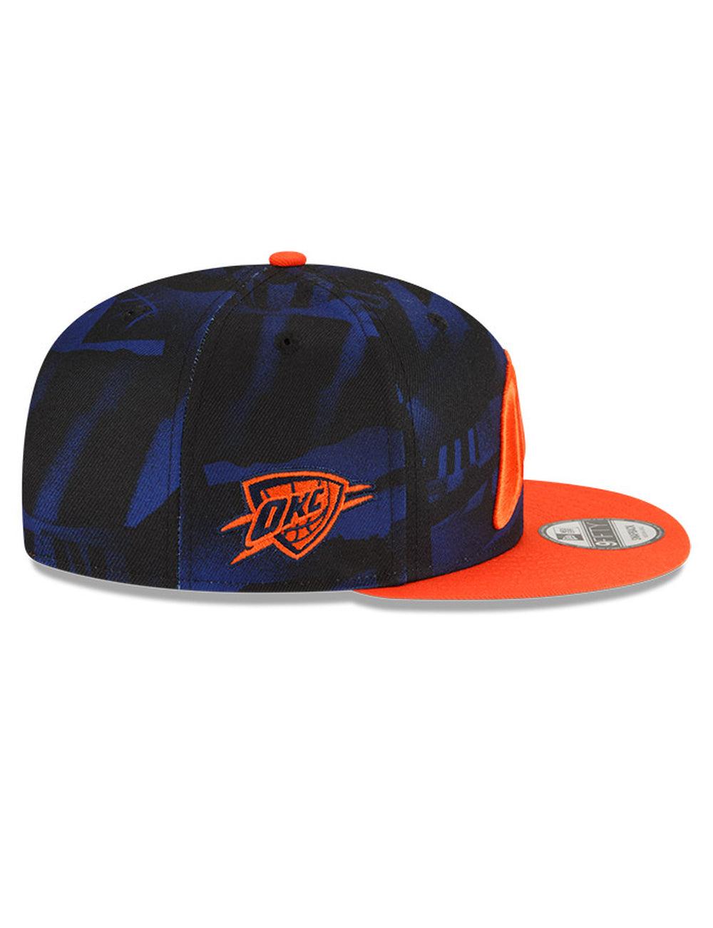 New Era Caps Youths Youths Oklahoma City Thunder New Era NBA 24 City Edition 9FIFTY Snapback Hat
