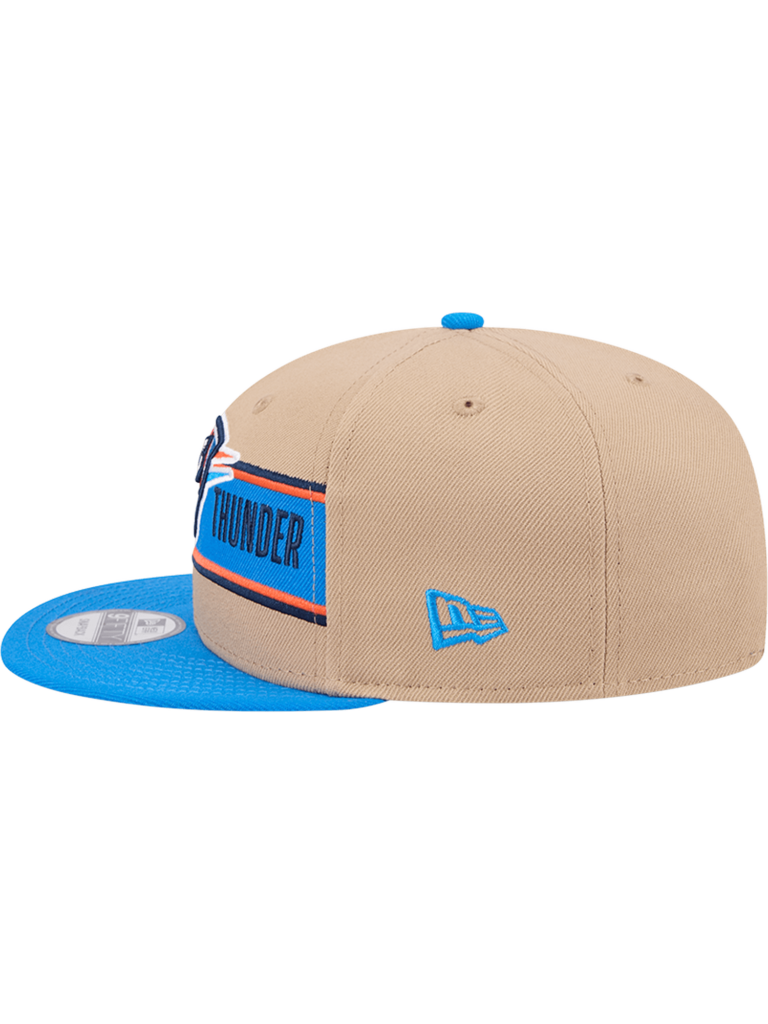 New Era Caps Youths Youths Oklahoma City Thunder New Era NBA 24 Draft 9FIFTY Snapback Hat - Tan