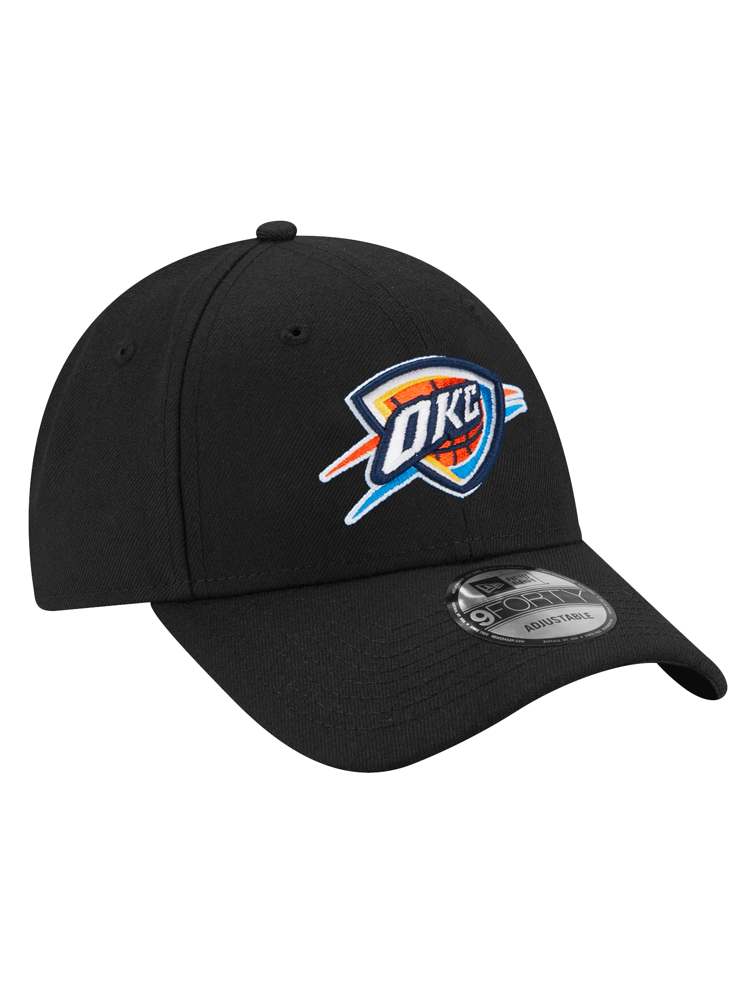 New Era Caps Youths Youths Oklahoma City Thunder New Era NBA Team 9FORTY Hat - Black