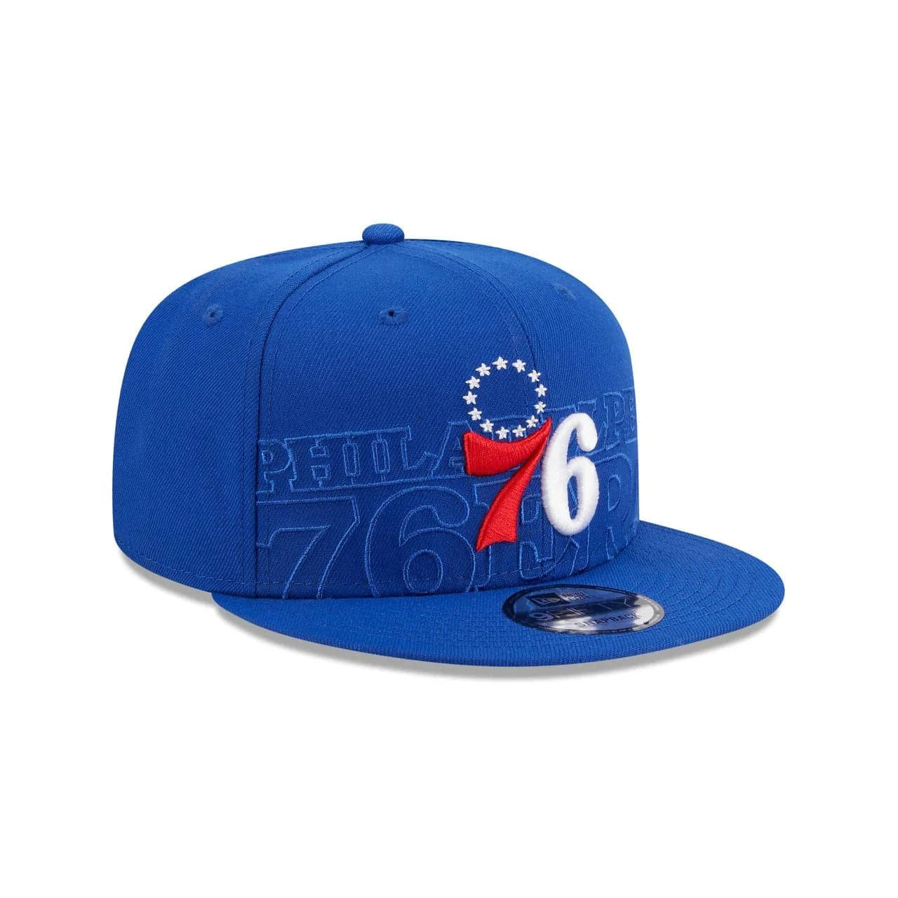 New Era Caps Youths Youths Philadelphia 76ers New Era NBA 23 Draft 9FIFTY Snapback Hat - Blue
