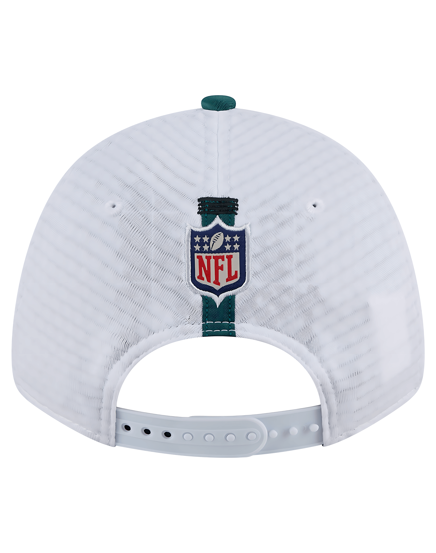 New Era Caps Youths Youths Philadelphia Eagles New Era NFL 24 Training 9FORTY Snapback Hat - White