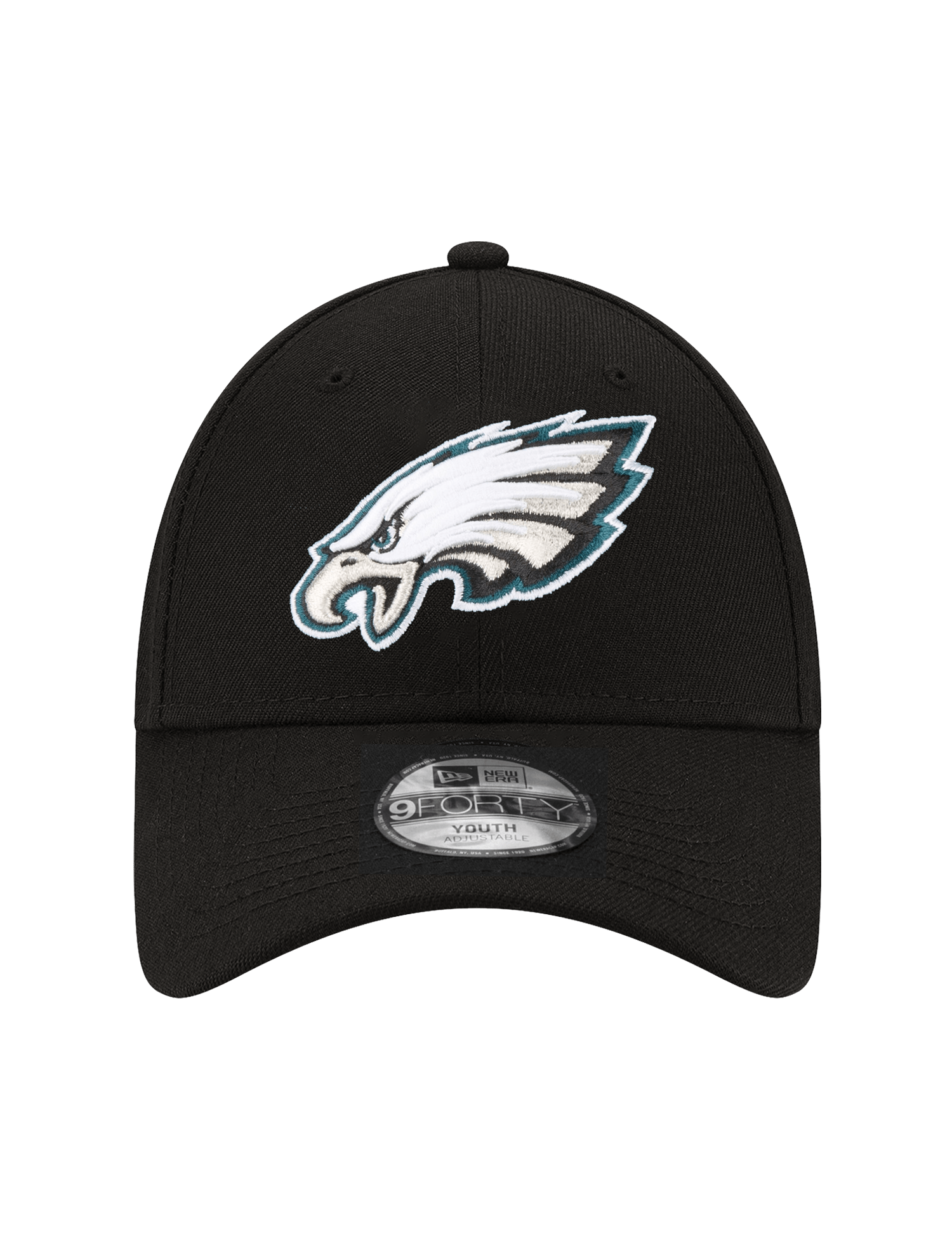 New Era Caps Youths Youths Philadelphia Eagles New Era NFL Team 9FORTY Hat - Black
