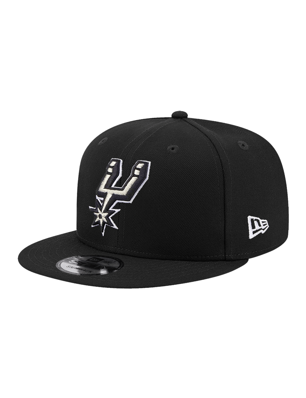 New Era Caps Youths Youths San Antonio Spurs New Era NBA Team 9FIFTY Snapback Hat - Black
