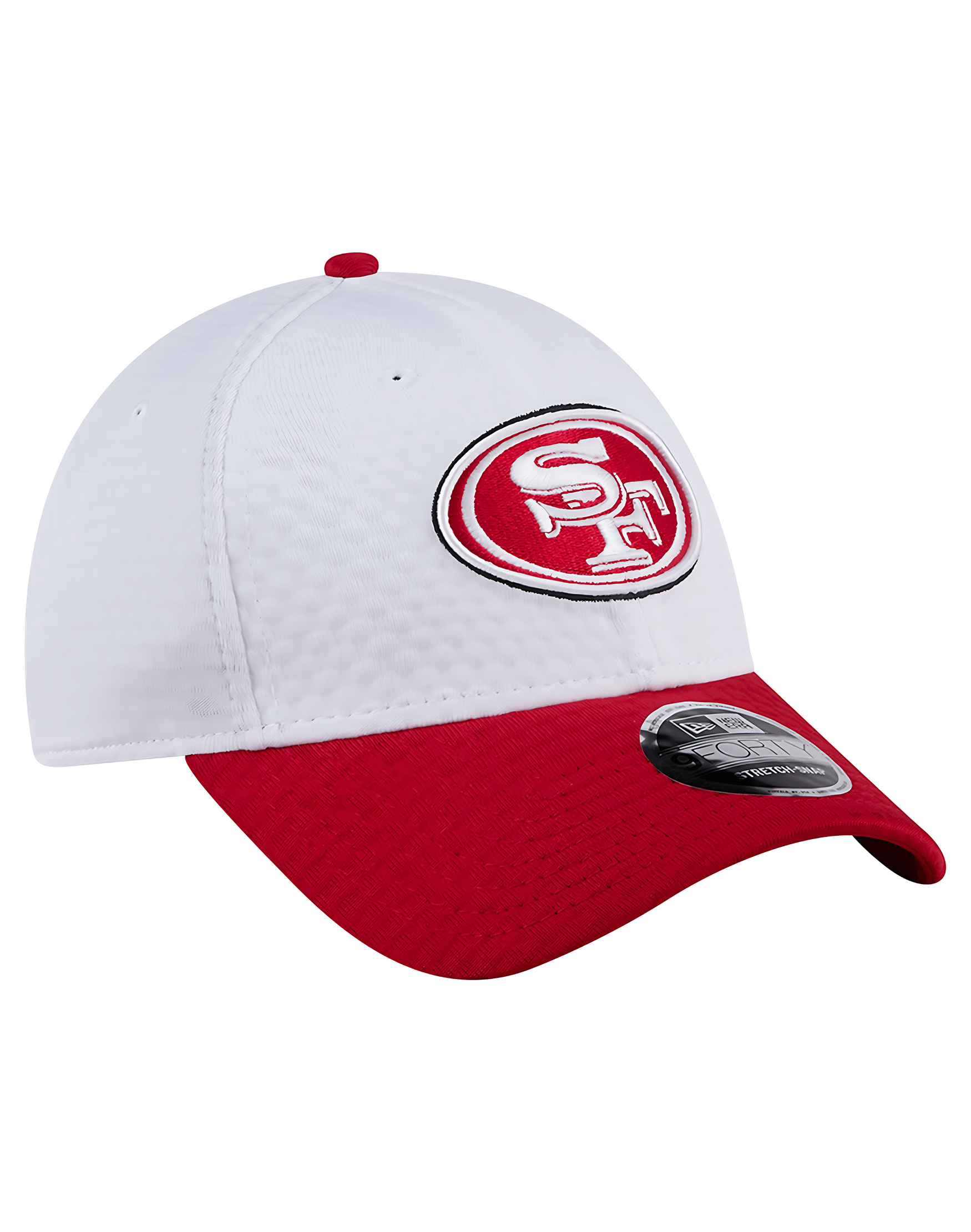 New Era Caps Youths Youths San Francisco 49ers New Era NFL 24 Training 9FORTY Snapback Hat - White
