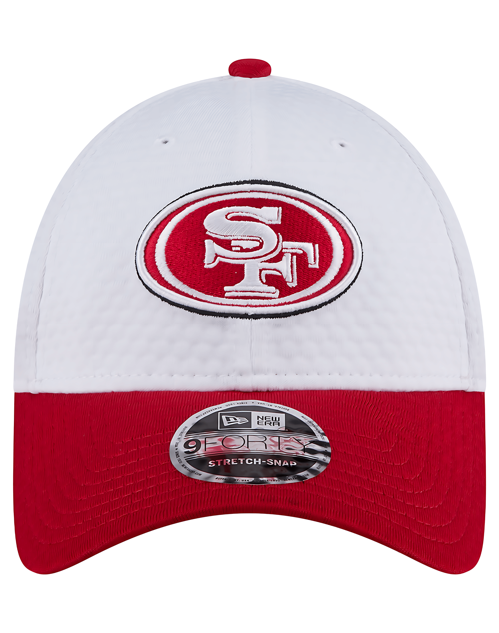 New Era Caps Youths Youths San Francisco 49ers New Era NFL 24 Training 9FORTY Snapback Hat - White
