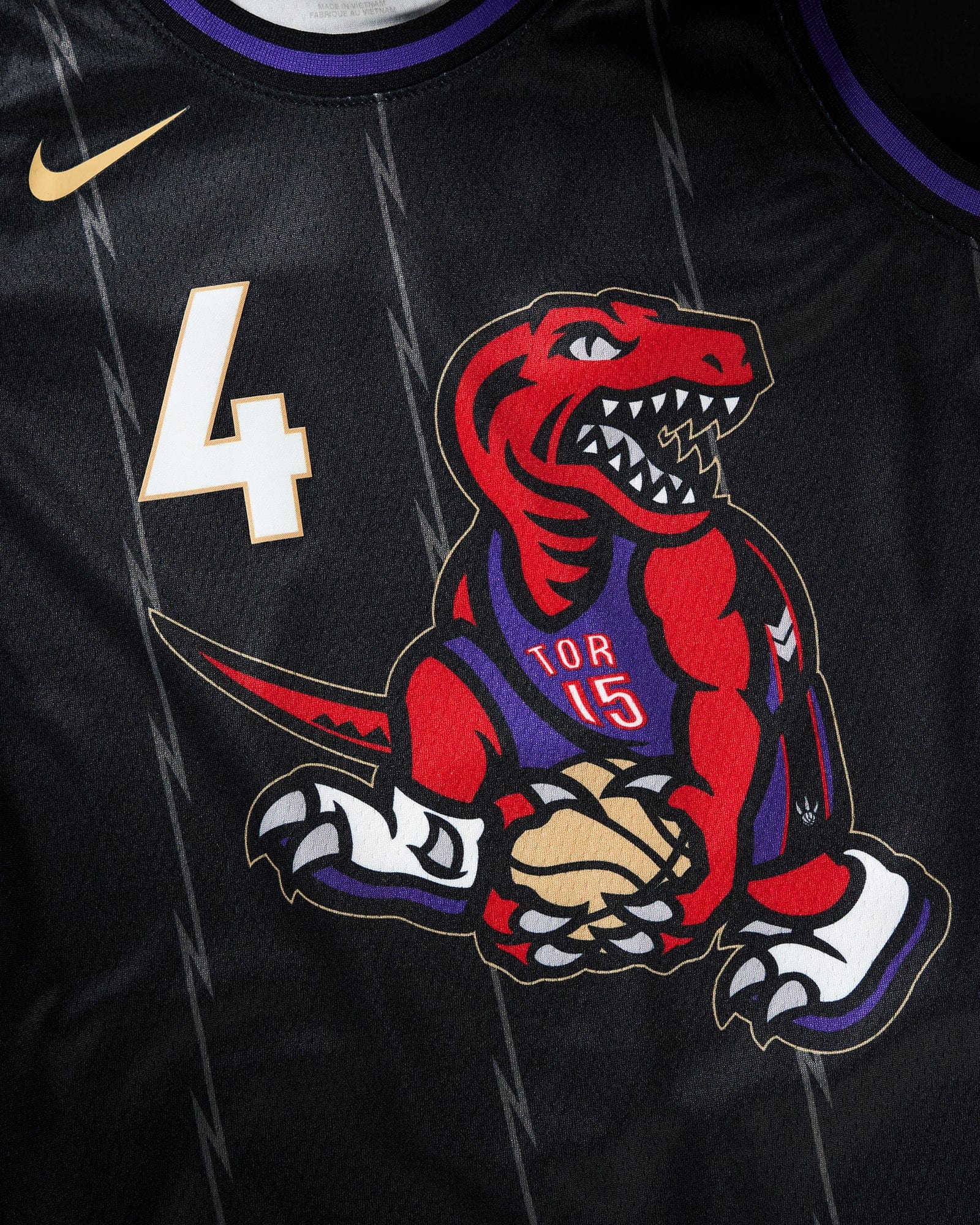 Nike Jerseys Youths Scottie Barnes Toronto Raptors Nike NBA 24-25 City Edition Jersey - Black