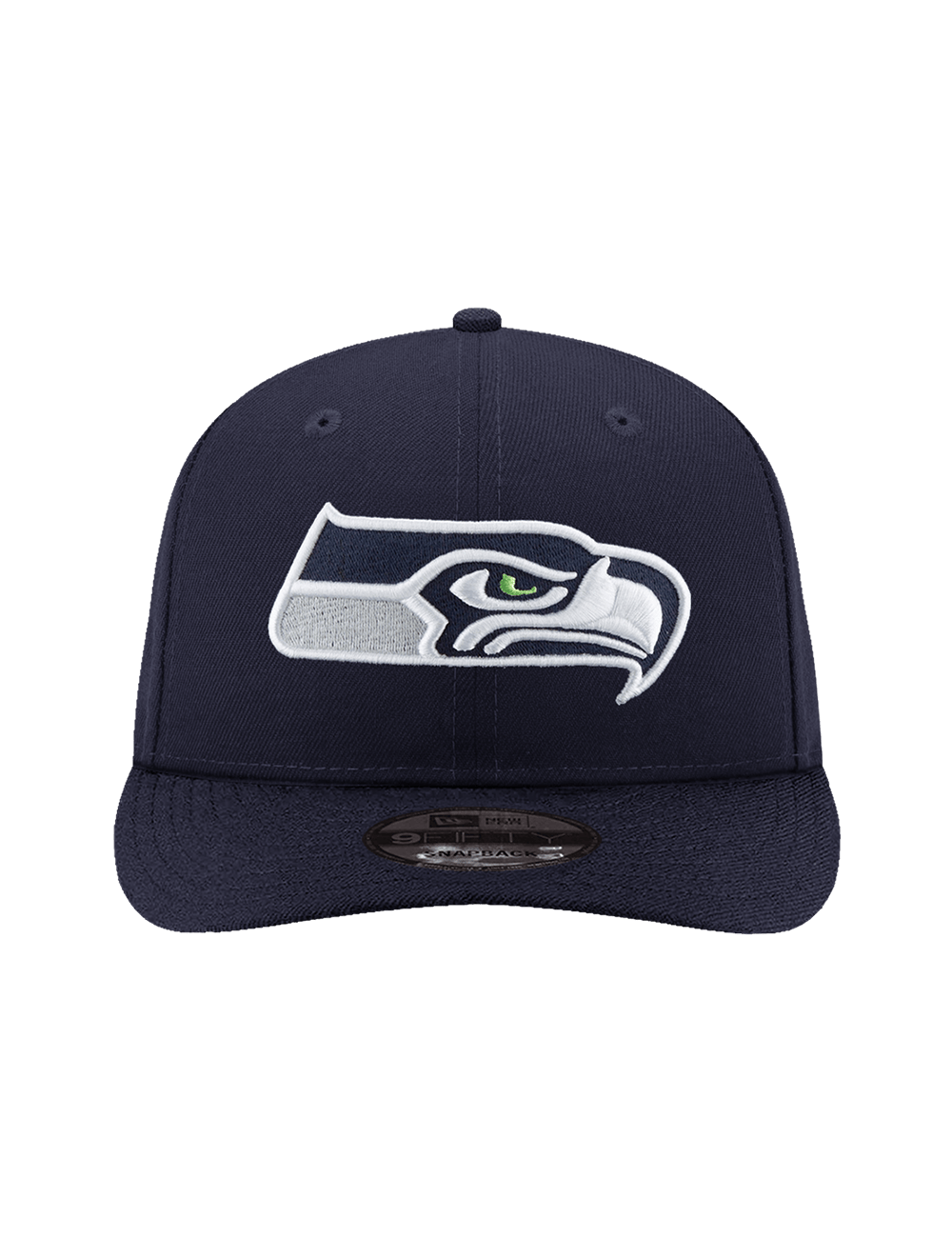 New Era Caps Youths Youths Seattle Seahawks New Era NFL Team Pre-Curved 9FIFTY Snapback Hat - Navy