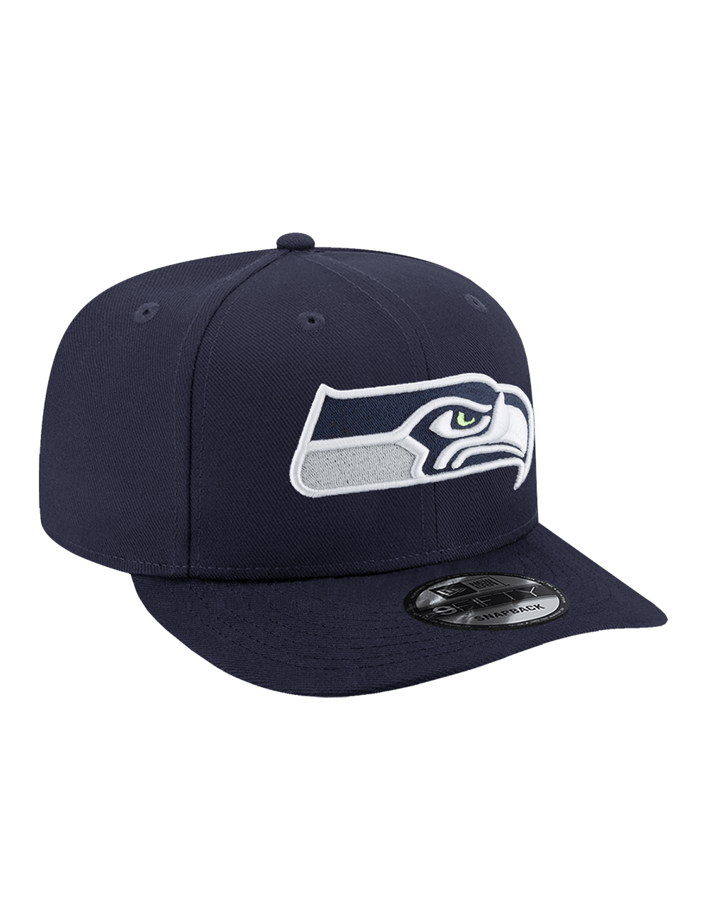 New Era Caps Youths Youths Seattle Seahawks New Era NFL Team Pre-Curved 9FIFTY Snapback Hat - Navy