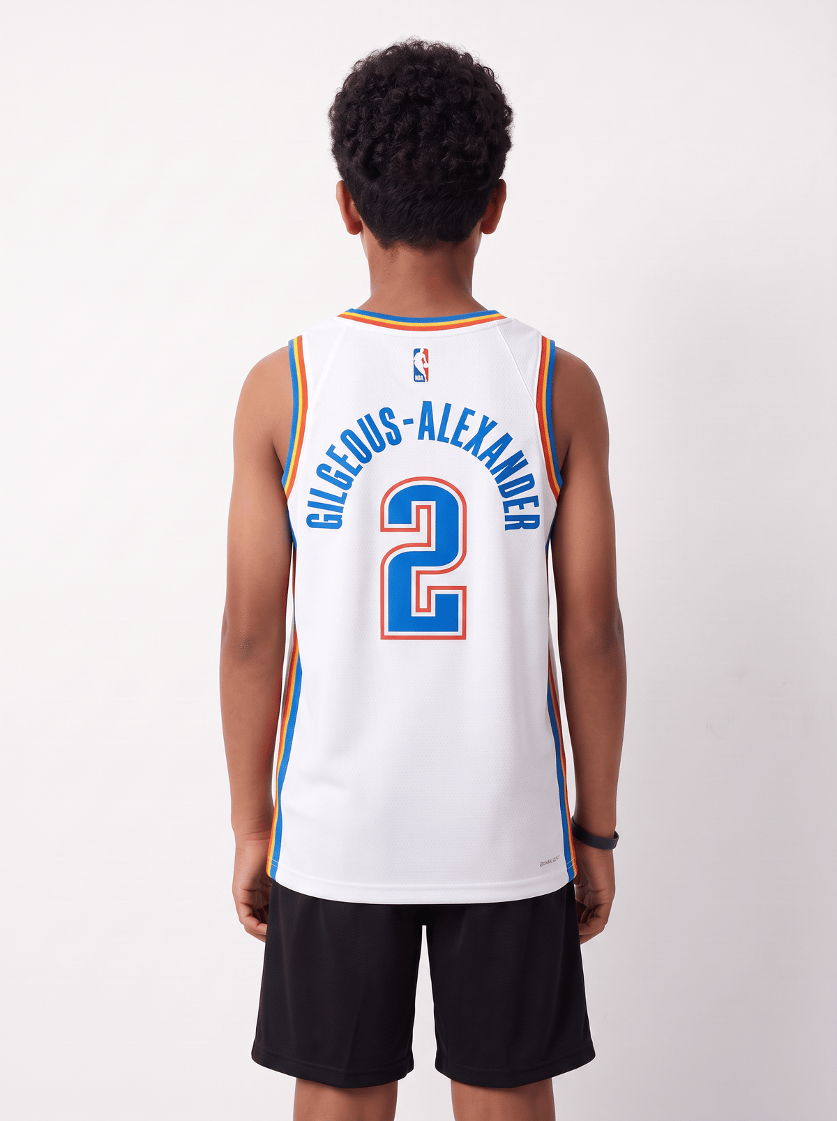 Nike Jumpers Youths Shai Gilgeous-Alexander Oklahoma City Thunder Nike NBA Association Jersey - White
