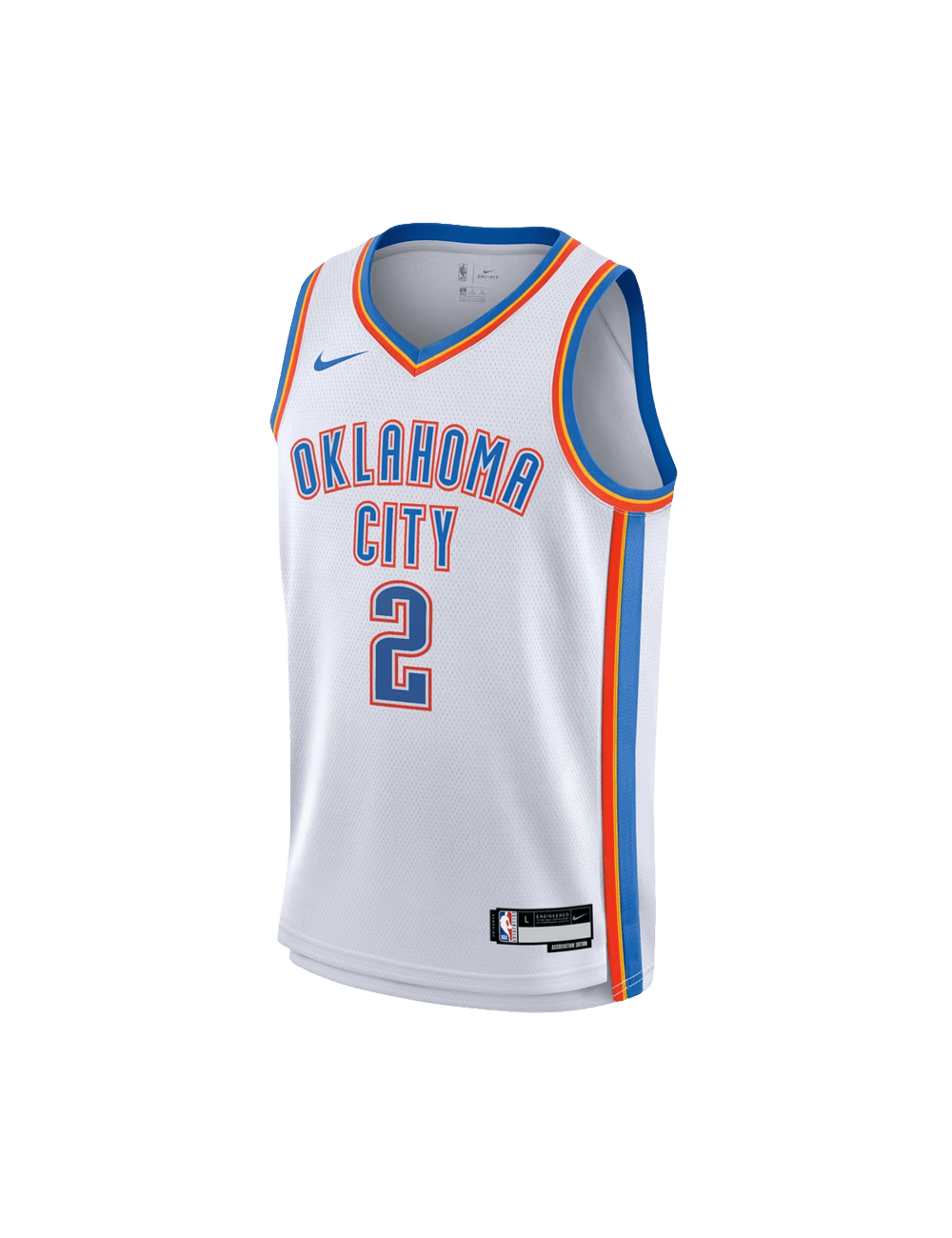 Nike Jumpers Youths Shai Gilgeous-Alexander Oklahoma City Thunder Nike NBA Association Jersey - White