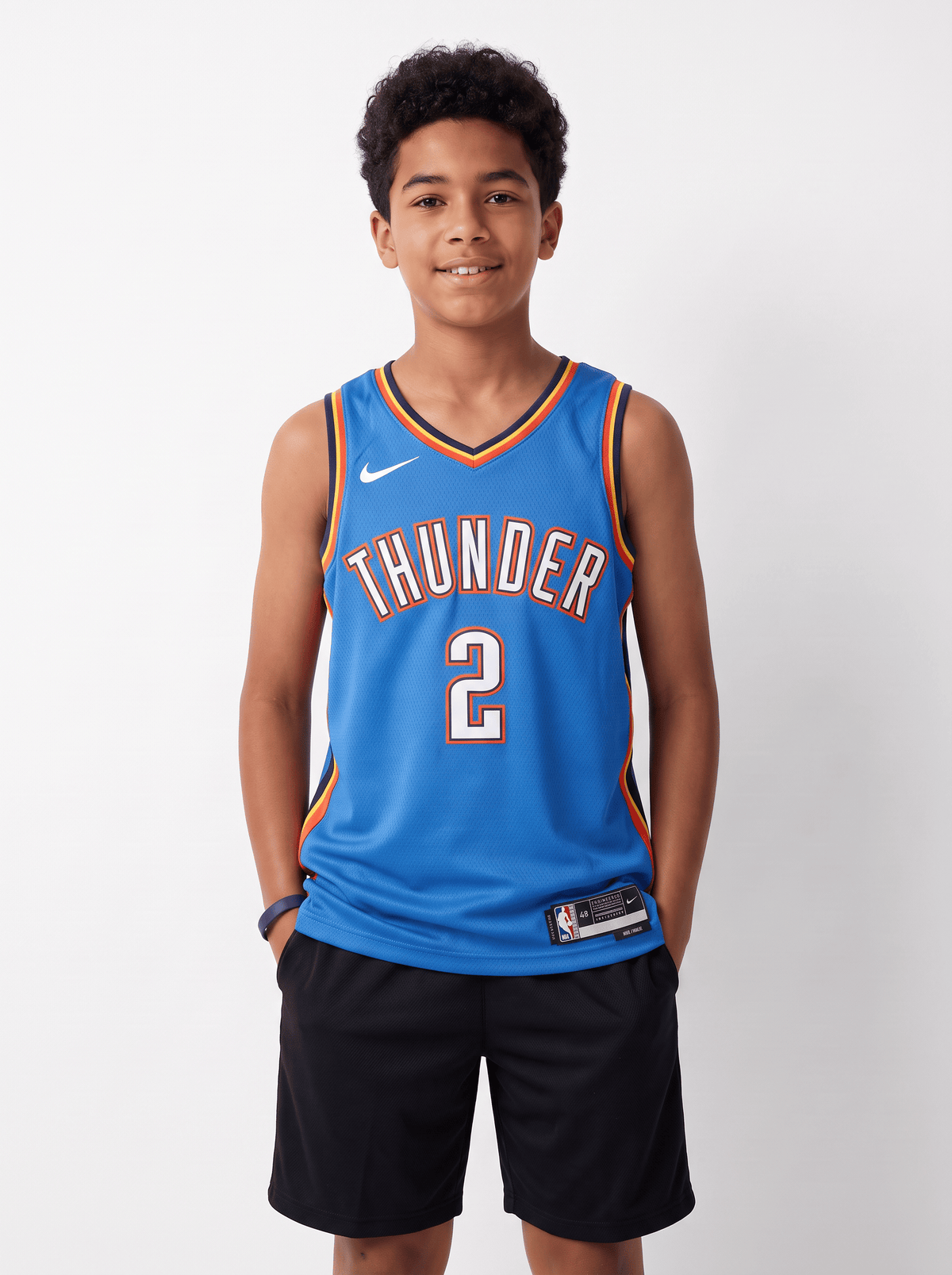 Nike Jerseys Youths Shai Gilgeous-Alexander Oklahoma City Thunder Nike NBA Icon Jersey - Blue