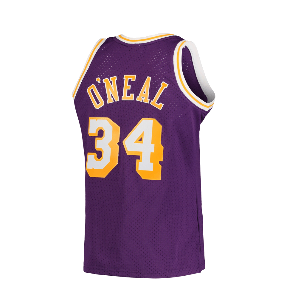 Mitchell And Ness Jerseys Youths Shaquille O'Neal Los Angeles Lakers Mitchell & Ness NBA 96-97 Swingman Jersey - Purple