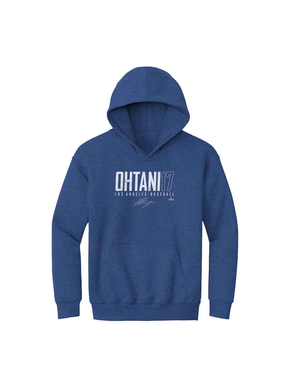 500 Level Jumpers Youths Shohei Ohtani Los Angeles Dodgers 500 Level MLB Elite Hoodie Jumper - Blue