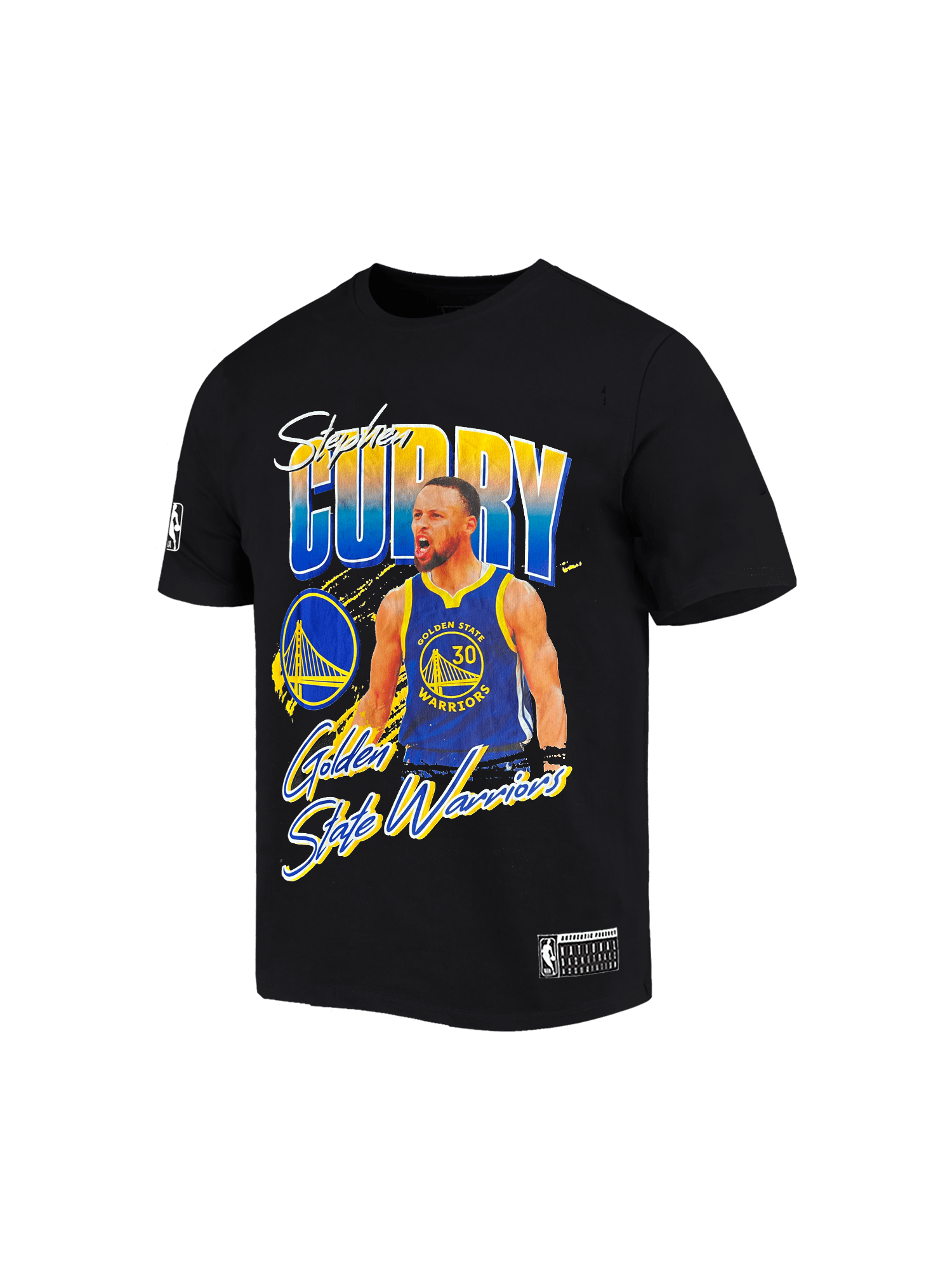 NBA Essentials T-Shirts Youths Steph Curry Golden State Warriors NBA Essentials Jones Vintage T-Shirt - Black