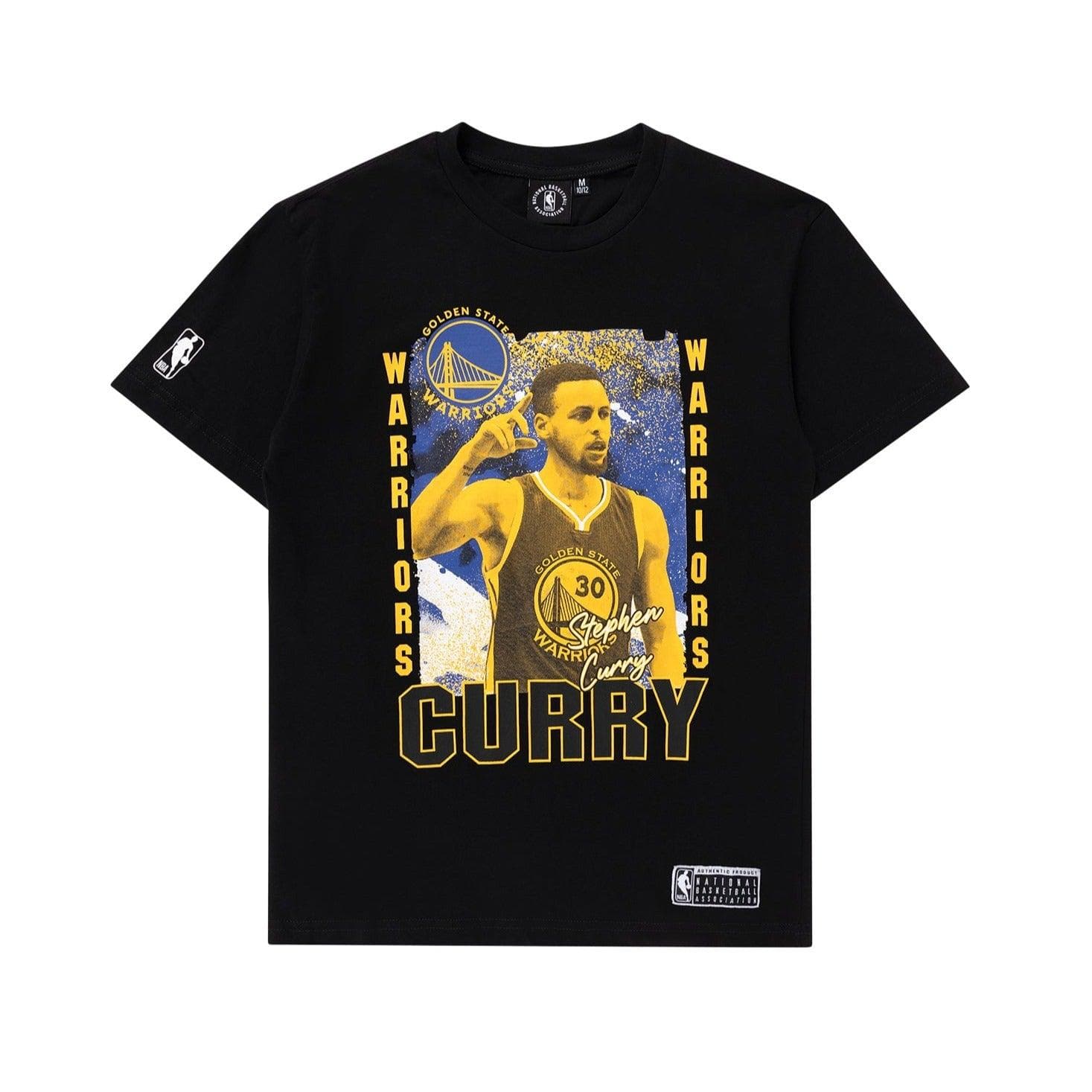 NBA Essentials T-Shirts Youths Steph Curry Golden State Warriors NBA Essentials Vintage T-Shirt - Black