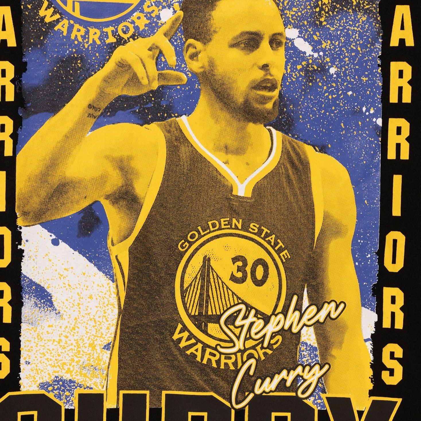 NBA Essentials T-Shirts Youths Steph Curry Golden State Warriors NBA Essentials Vintage T-Shirt - Black