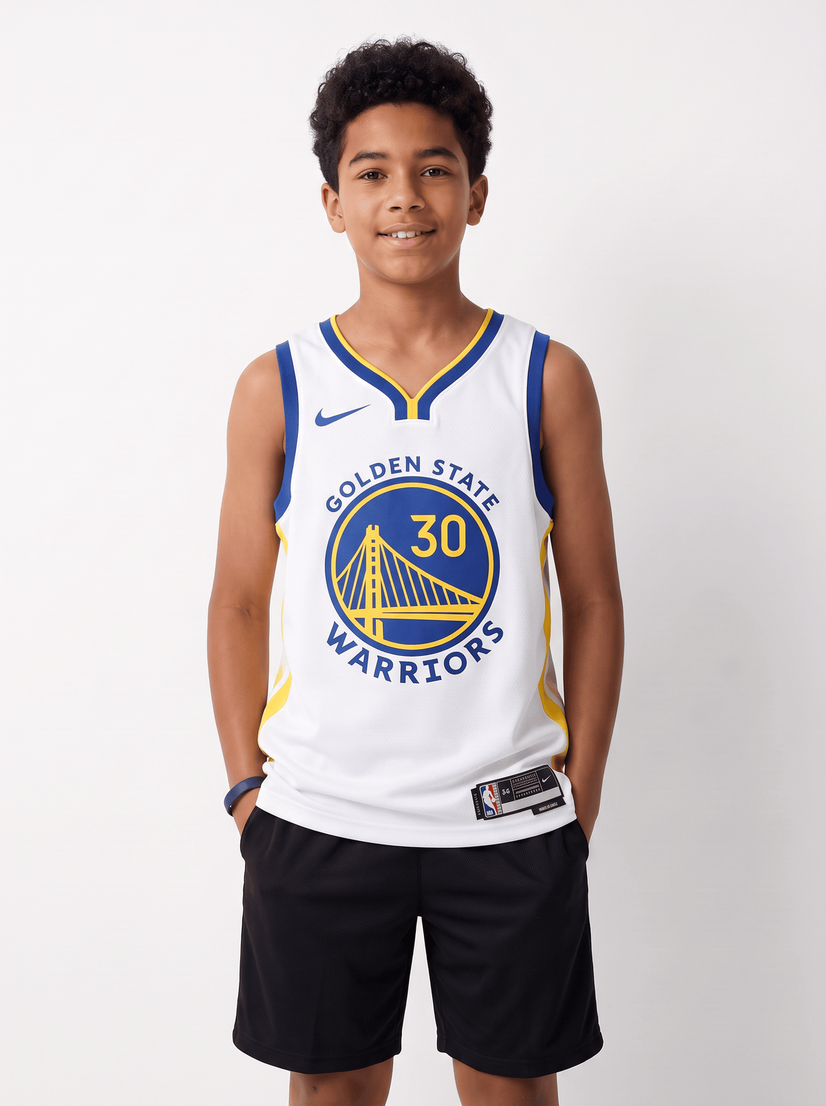 Nike Jerseys Youths Steph Curry Golden State Warriors Nike NBA Association Jersey - White