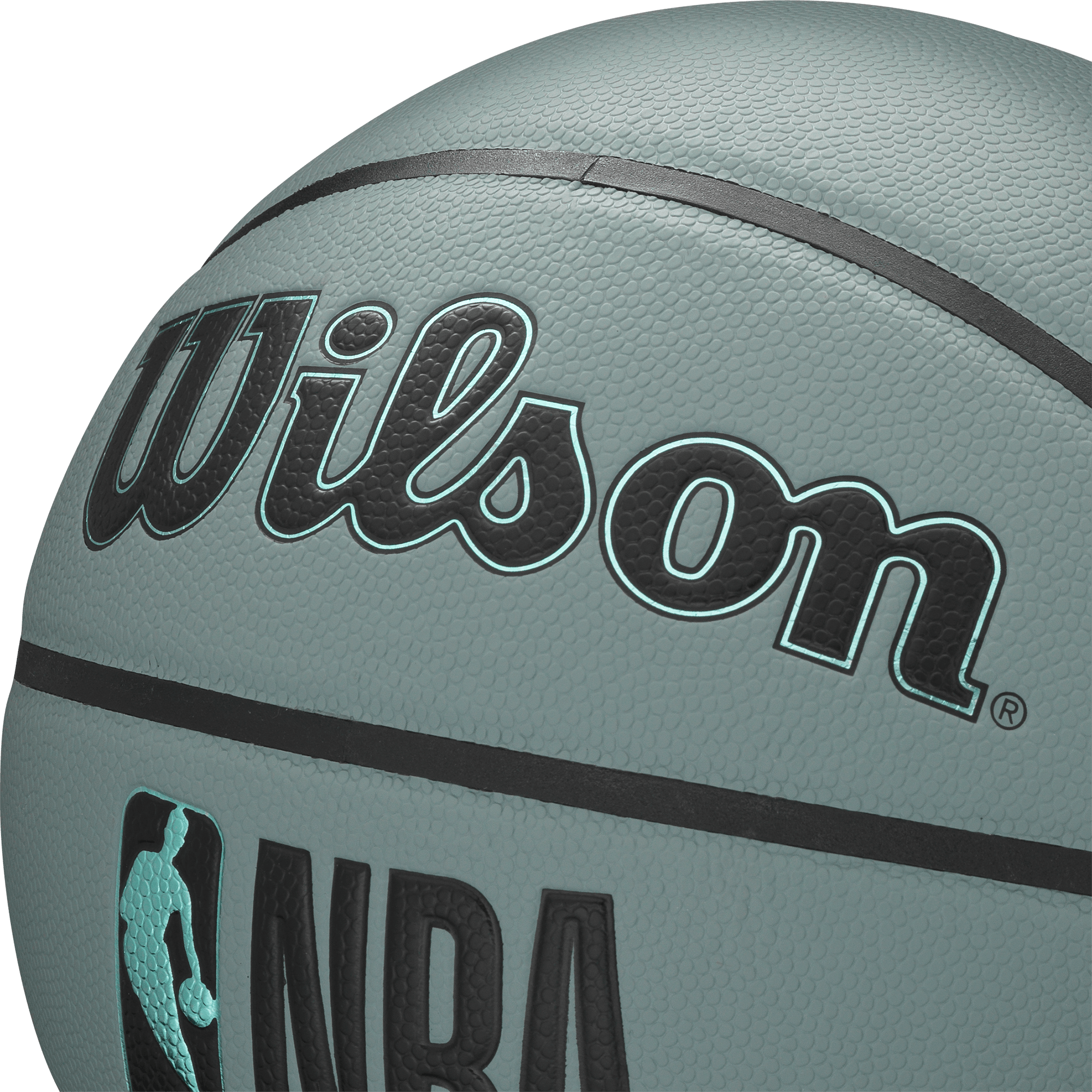 Wilson Sporting Goods Balls Youths Wilson NBA Forge Size 5 All Surface Basketball Ball - Blue Grey