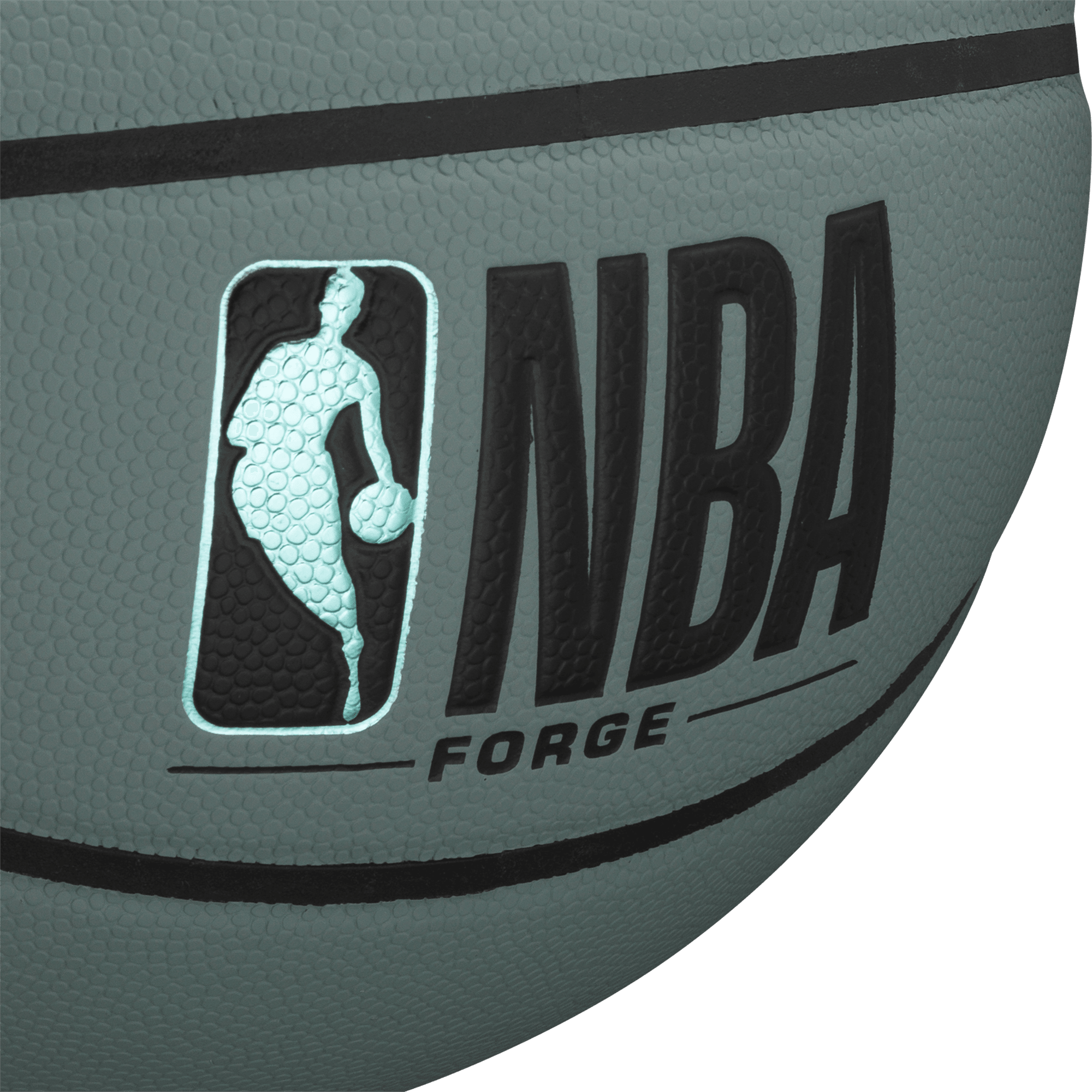 Wilson Sporting Goods Balls Youths Wilson NBA Forge Size 5 All Surface Basketball Ball - Blue Grey
