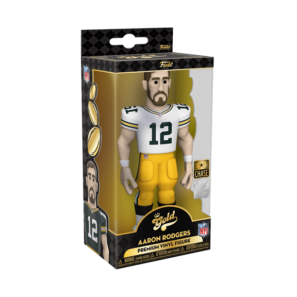 Funko Figures Aaron Rodgers Green Bay Packers Funko NFL 5" Vinyl Gold Figure
