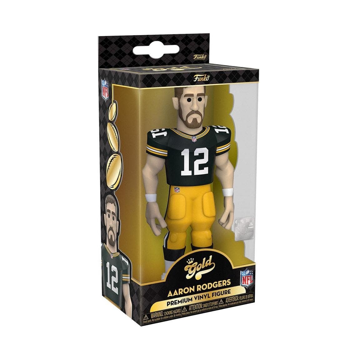 Funko Figures Aaron Rodgers Green Bay Packers Funko NFL 5" Vinyl Gold Figure