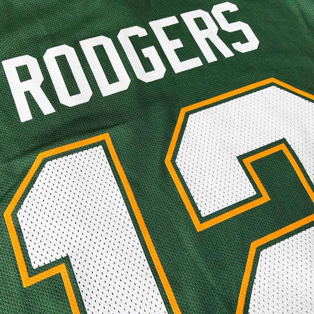 Majestic Athletic T-Shirts Aaron Rodgers Green Bay Packers Majestic NFL Hashmark Jersey - Green