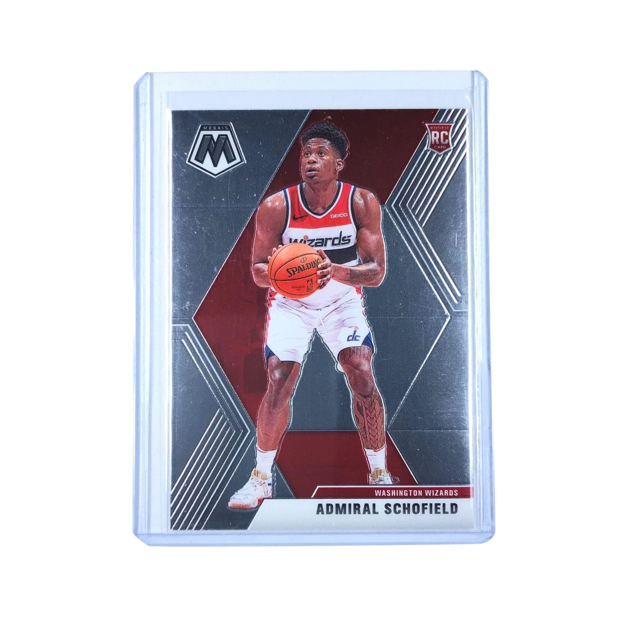 Panini Cards Admiral Schofield Washington Wizards 2019-20 Panini Mosaic NBA Rookie Card