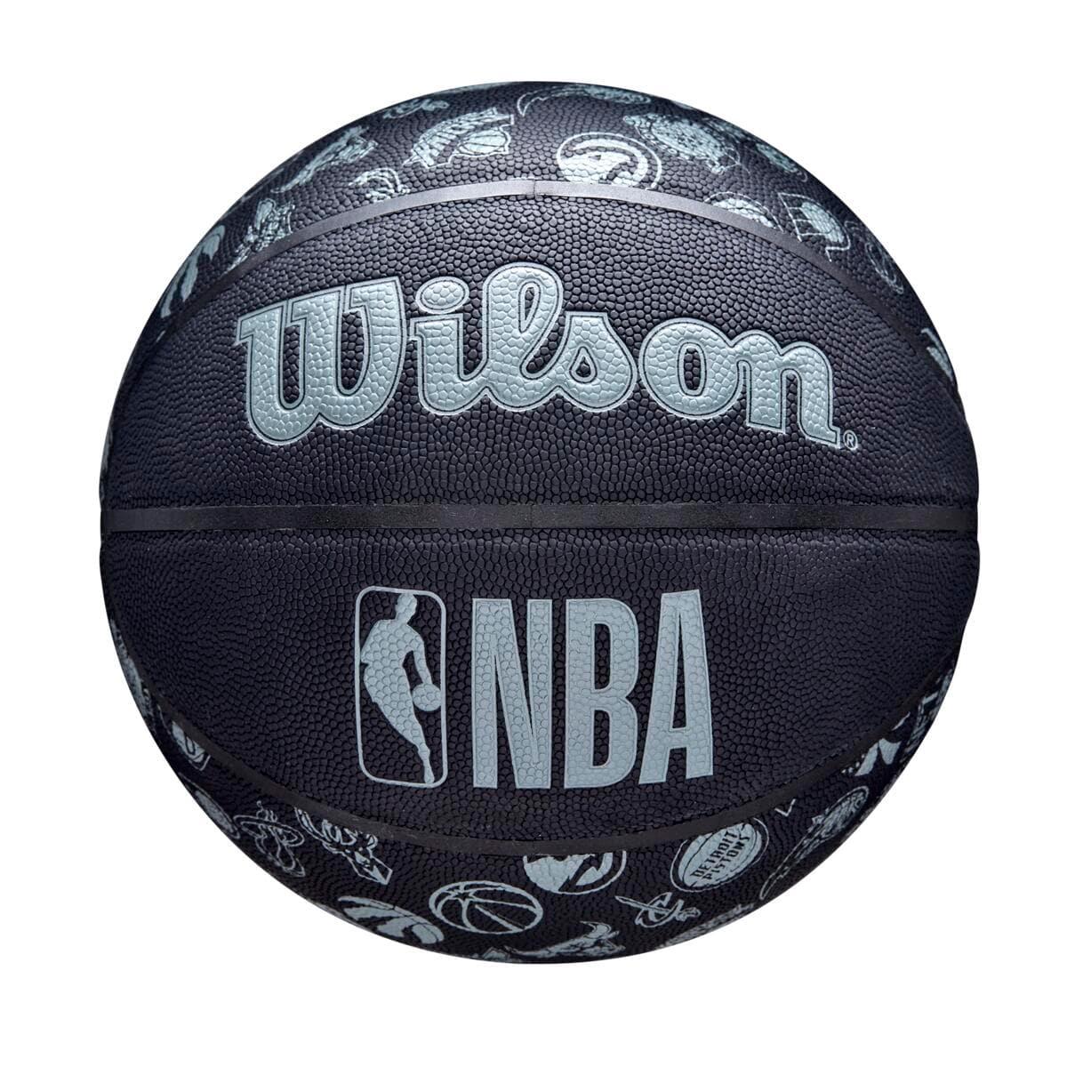 Wilson Sporting Goods Balls All Team Wilson NBA Full Size Outdoor Basketball Ball - Black