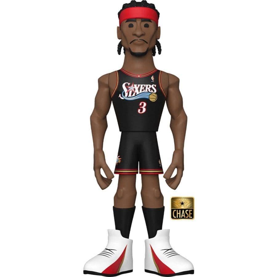 Funko Figures Allen Iverson Philadelphia 76ers Funko NBA 12" Jumbo Vinyl Gold Figure - White