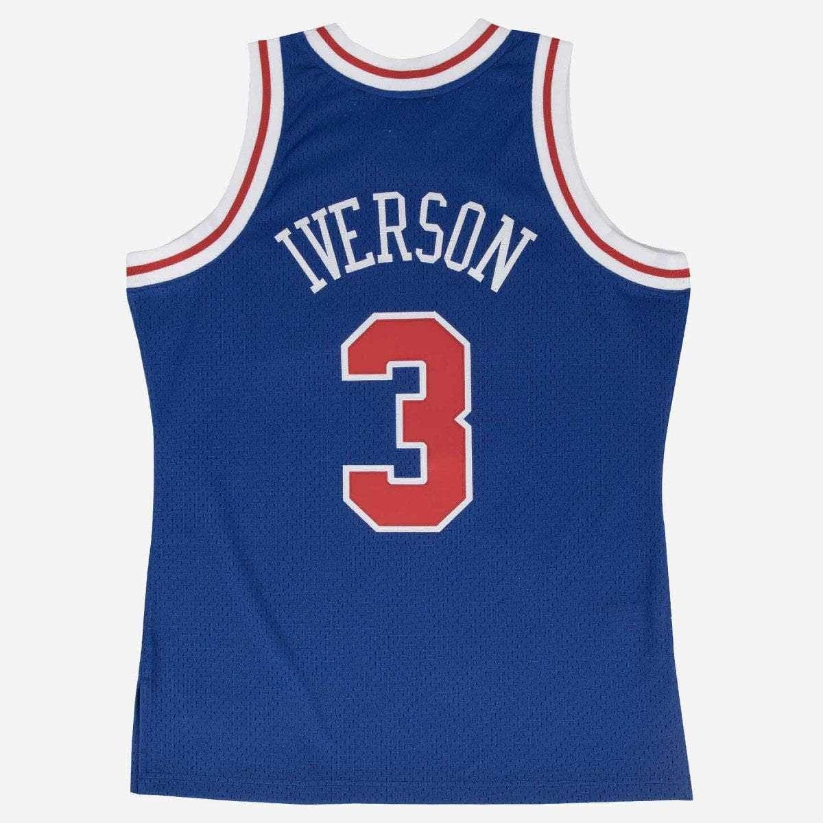 Mitchell And Ness Jerseys Allen Iverson Philadelphia 76ers Mitchell & Ness NBA 96-97 Swingman Jersey - Blue