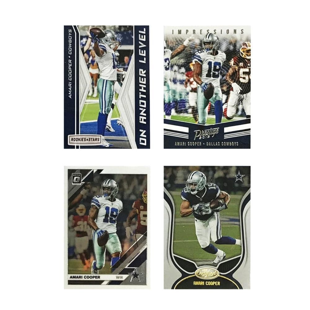 Panini Cards Amari Cooper Dallas Cowboys Panini NFL 4 Card Set