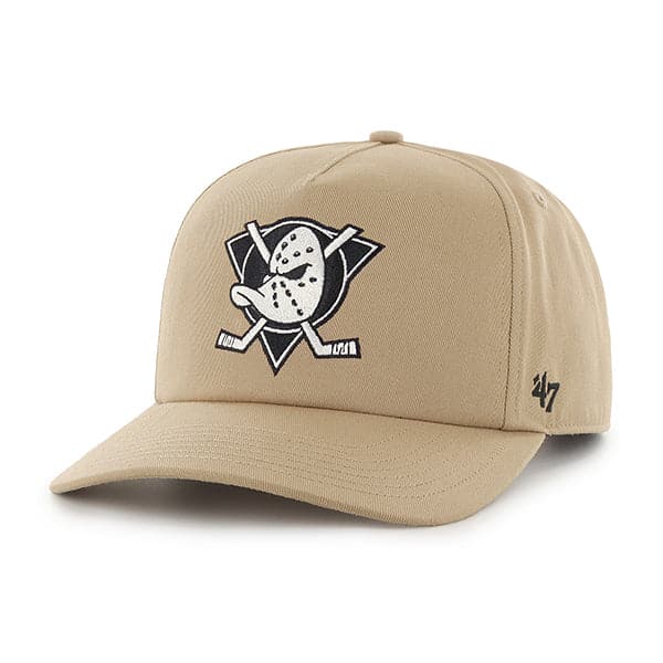 47 Brand Caps Anaheim Ducks '47 MLB Nantasket Pre-Curved Snapback Hat - Khaki