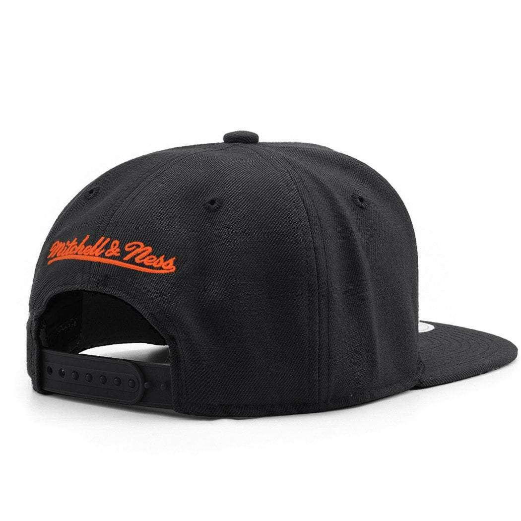 Mitchell And Ness Caps Anaheim Ducks Mitchell & Ness NHL Team Snapback Hat - Black