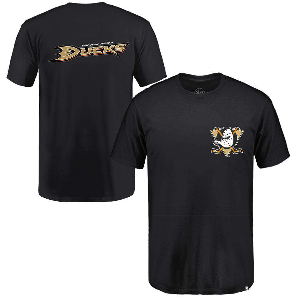 47 Brand T-Shirts Anaheim Mighty Ducks '47 NHL Backer T-Shirt - Black