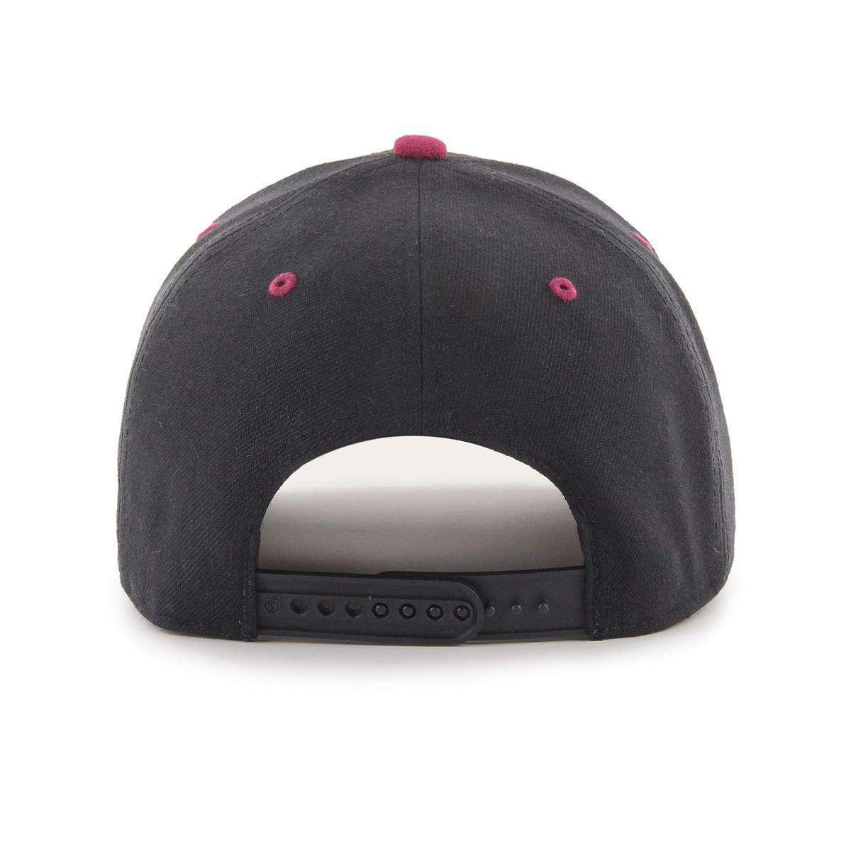 47 Brand Caps Anaheim Mighty Ducks '47 NHL Eyelet MVP DP Pre-Curved Snapback Hat - Black