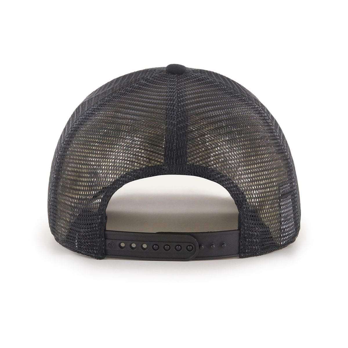 47 Brand Caps Anaheim Mighty Ducks '47 NHL Level Mesh DV Pre-Curved Snapback Hat - Black