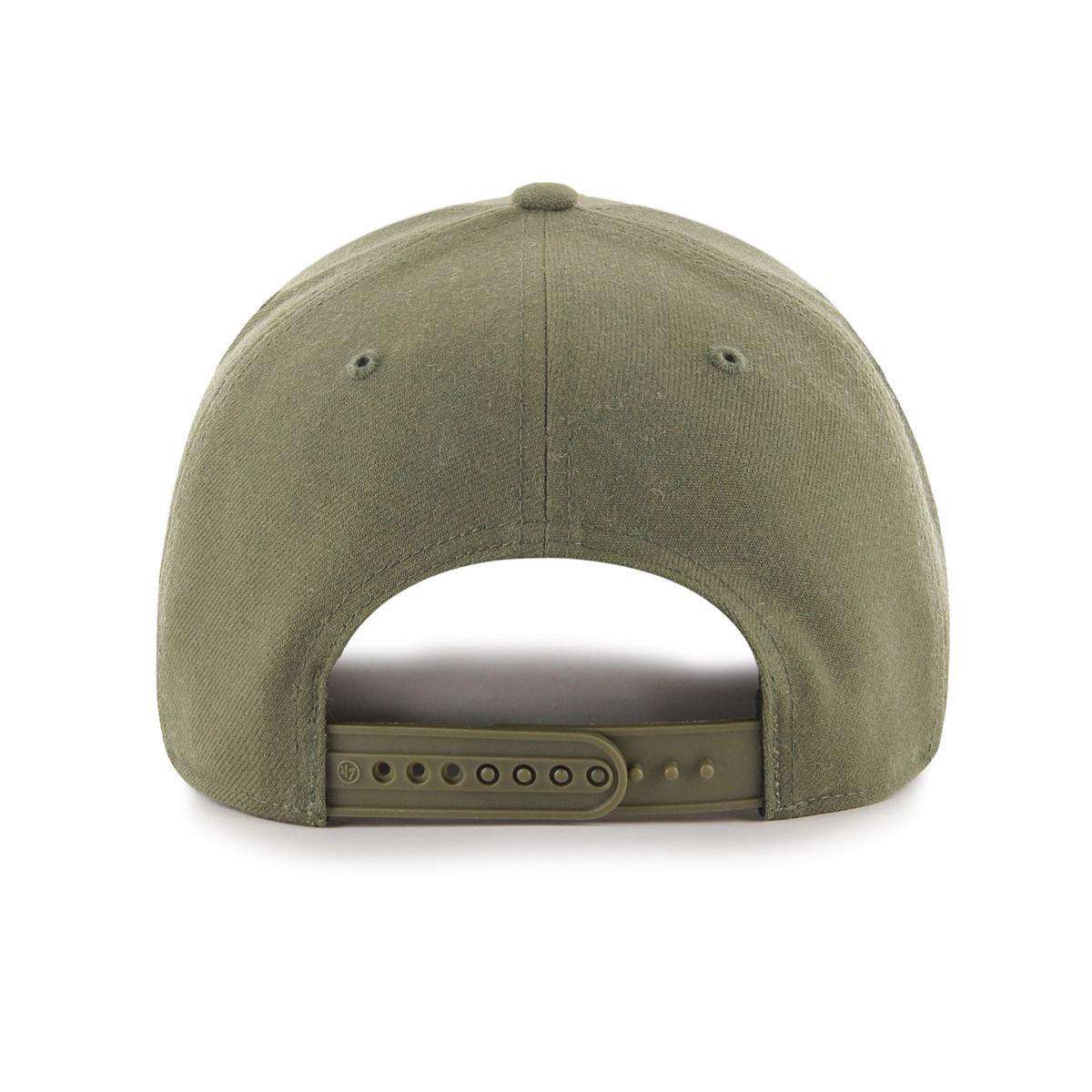 47 Brand Caps Anaheim Mighty Ducks '47 NHL Suede DP Pre-Curved Snapback Hat - Sandalwood