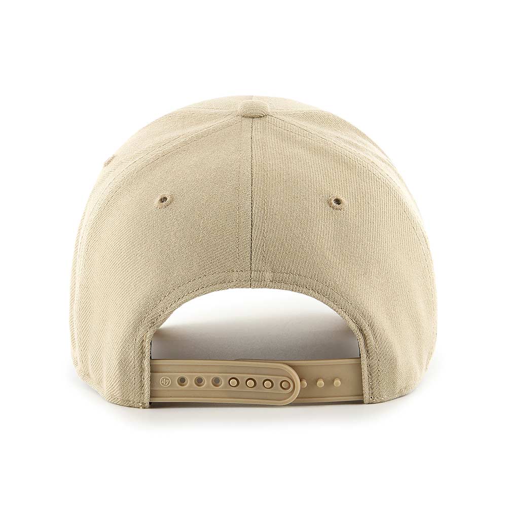 47 Brand Caps Anaheim Mighty Ducks ‘47 NHL Team MVP DT Pinch Curve Snapback Hat - Khaki