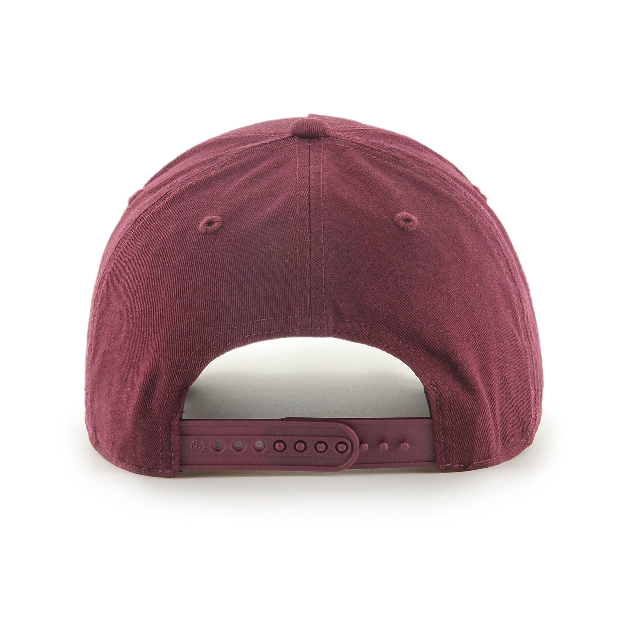 47 Brand Caps Anaheim Mighty Ducks ‘47 NHL Team MVP DT Pinch Curve Snapback Hat - Maroon
