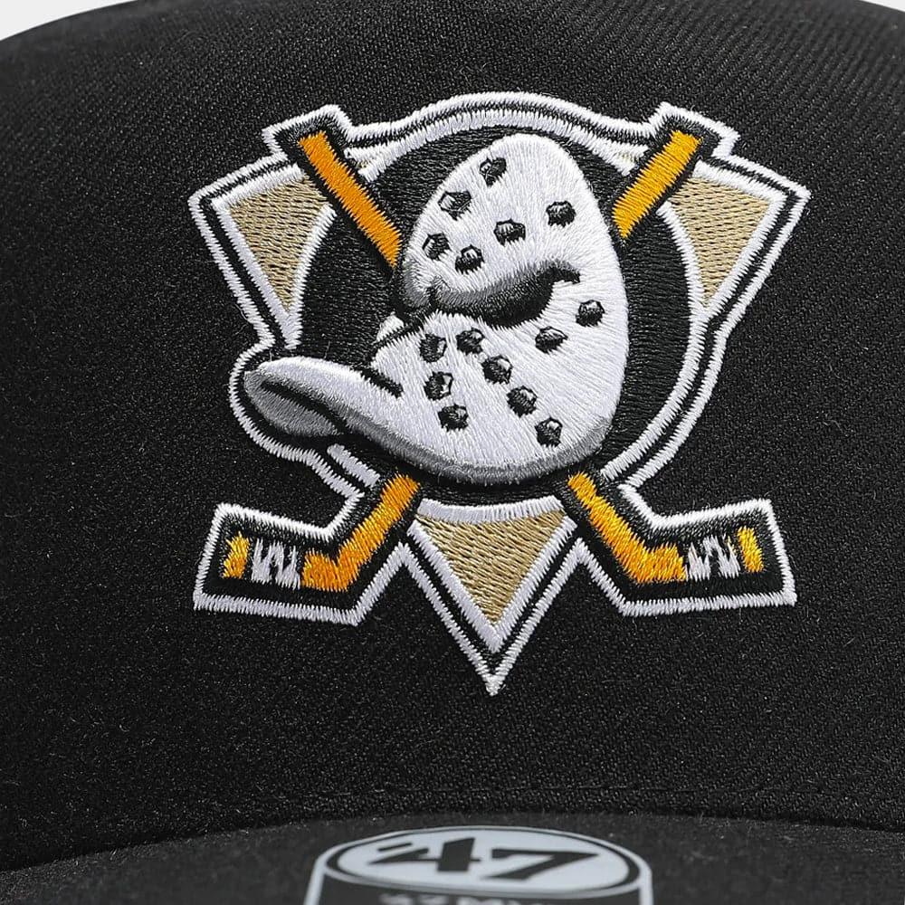 47 Brand Caps Anaheim Mighty Ducks ‘47 NHL Team MVP DT Snapback Hat - Black