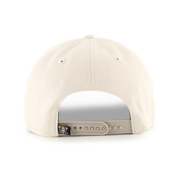 47 Brand Caps Anaheim Mighty Ducks '47 NHL Team Script Nantasket Pre-Curved Snapback Hat - Bone