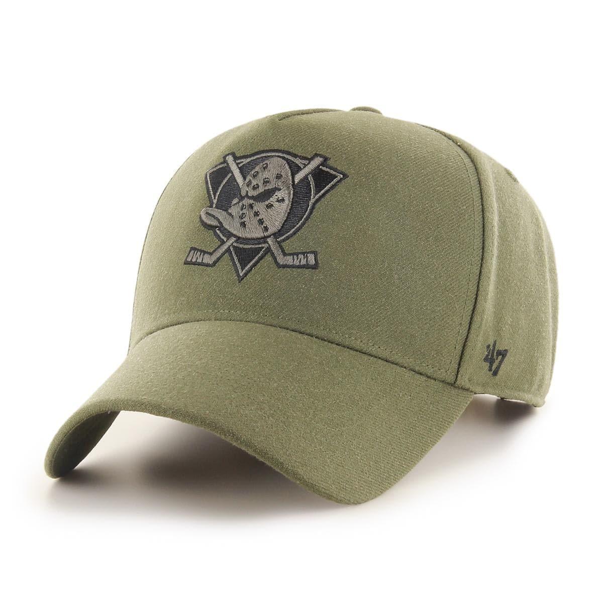 47 Brand Caps Anaheim Mighty Ducks ‘47 NHL Tonal MVP DT Pinch Curve Snapback Hat - Sandalwood