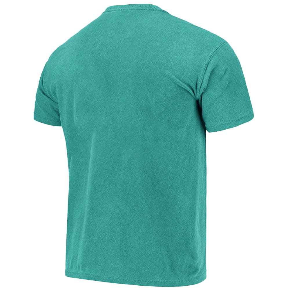 Majestic Athletic T-Shirts Anaheim Mighty Ducks Majestic NHL Graphic Vintage T-Shirt - Faded Teal