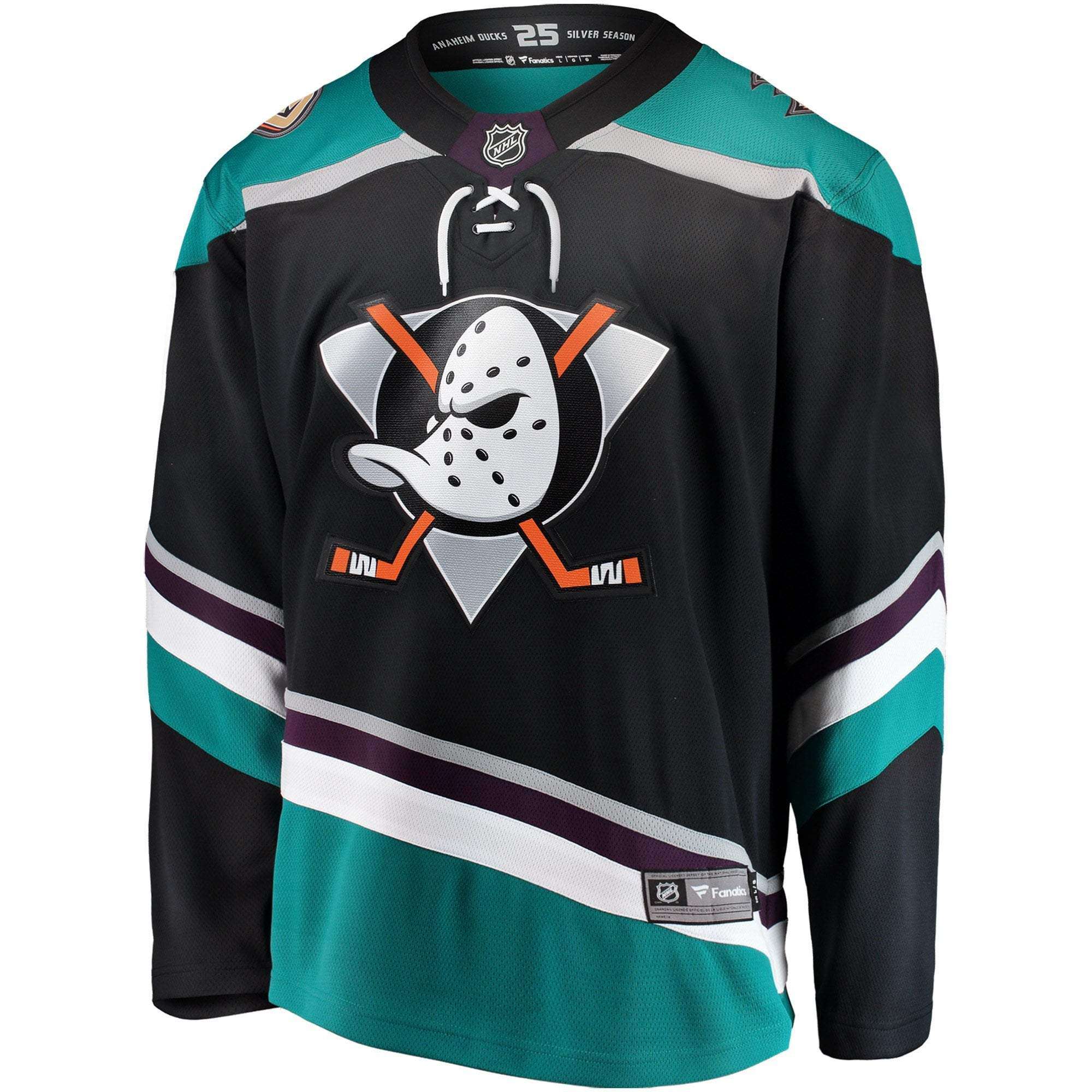 NHL Branded Jerseys Anaheim Mighty Ducks NHL Breakaway Replica Jersey - Black