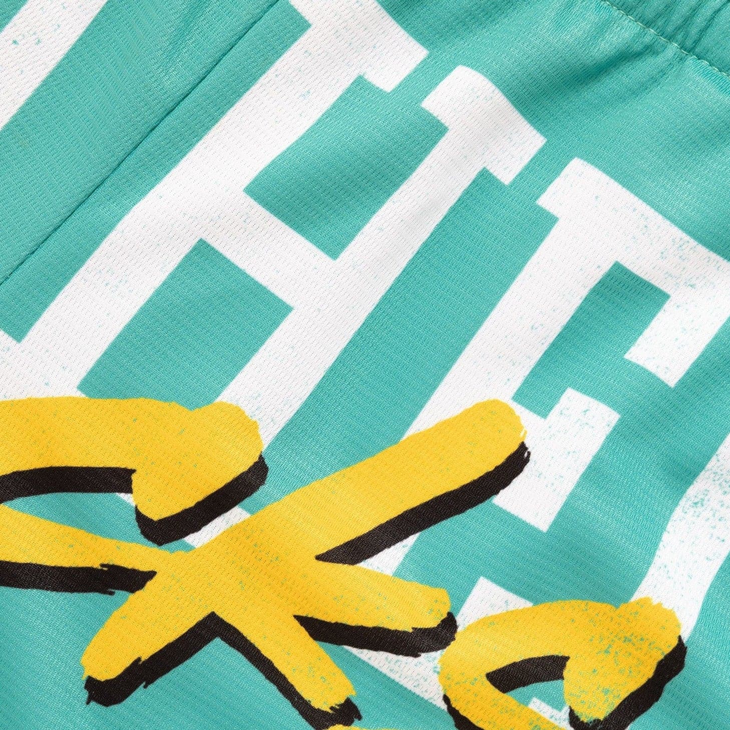NHL Branded T-Shirts Anaheim Mighty Ducks NHL City Wordmark Mesh Shorts - Teal