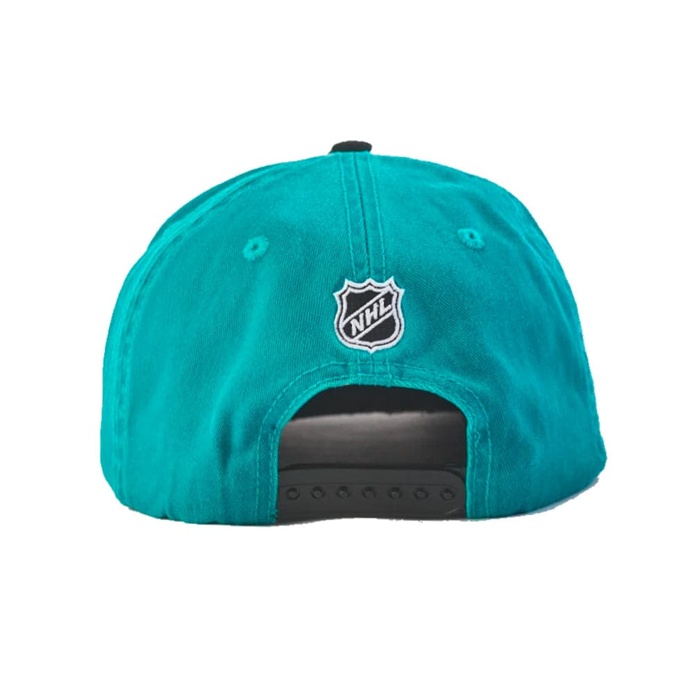 NHL Branded Caps Anaheim Mighty Ducks NHL State Arch Deadstock Snapback Hat - Teal