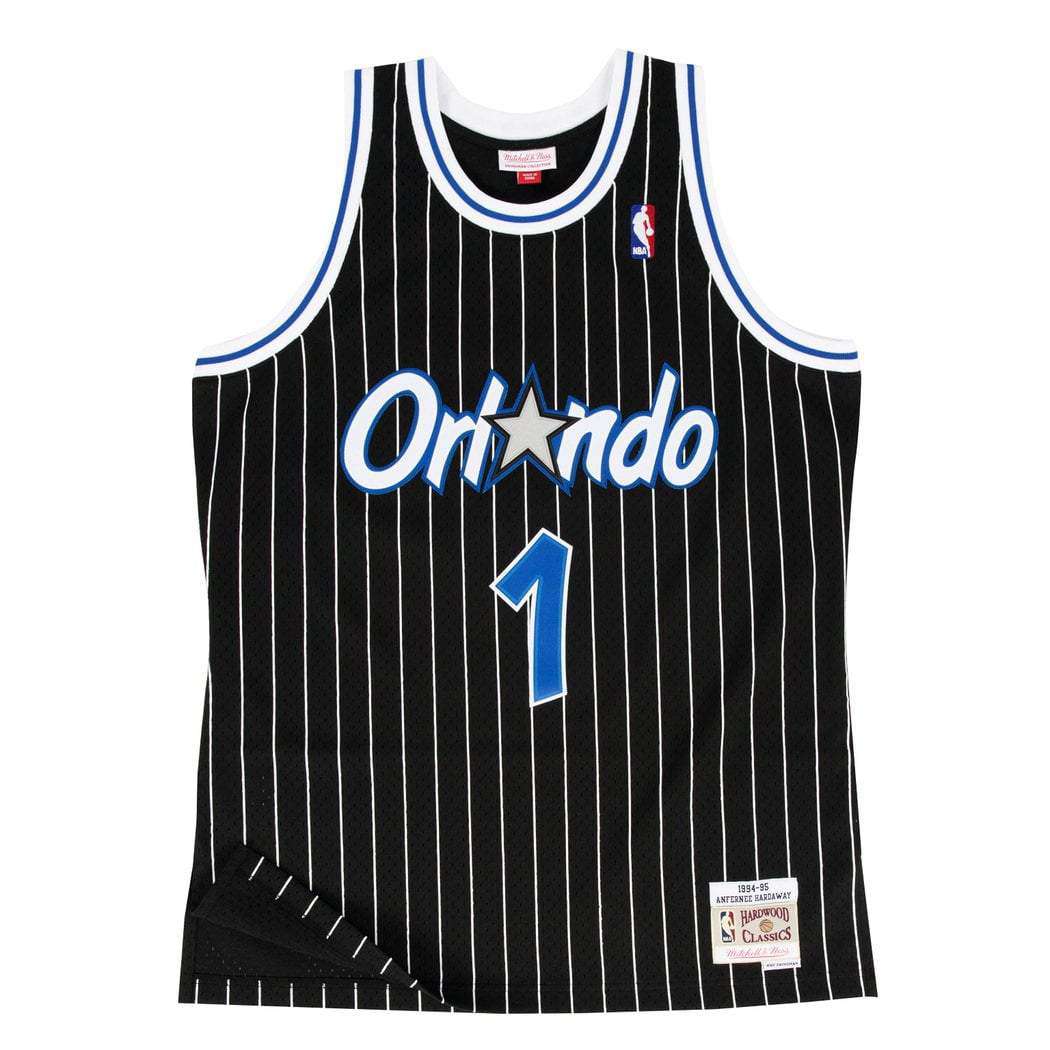 Mitchell And Ness Jerseys Anfernee Hardaway Orlando Magic Mitchell & Ness NBA 94-95 Swingman Jersey - Black