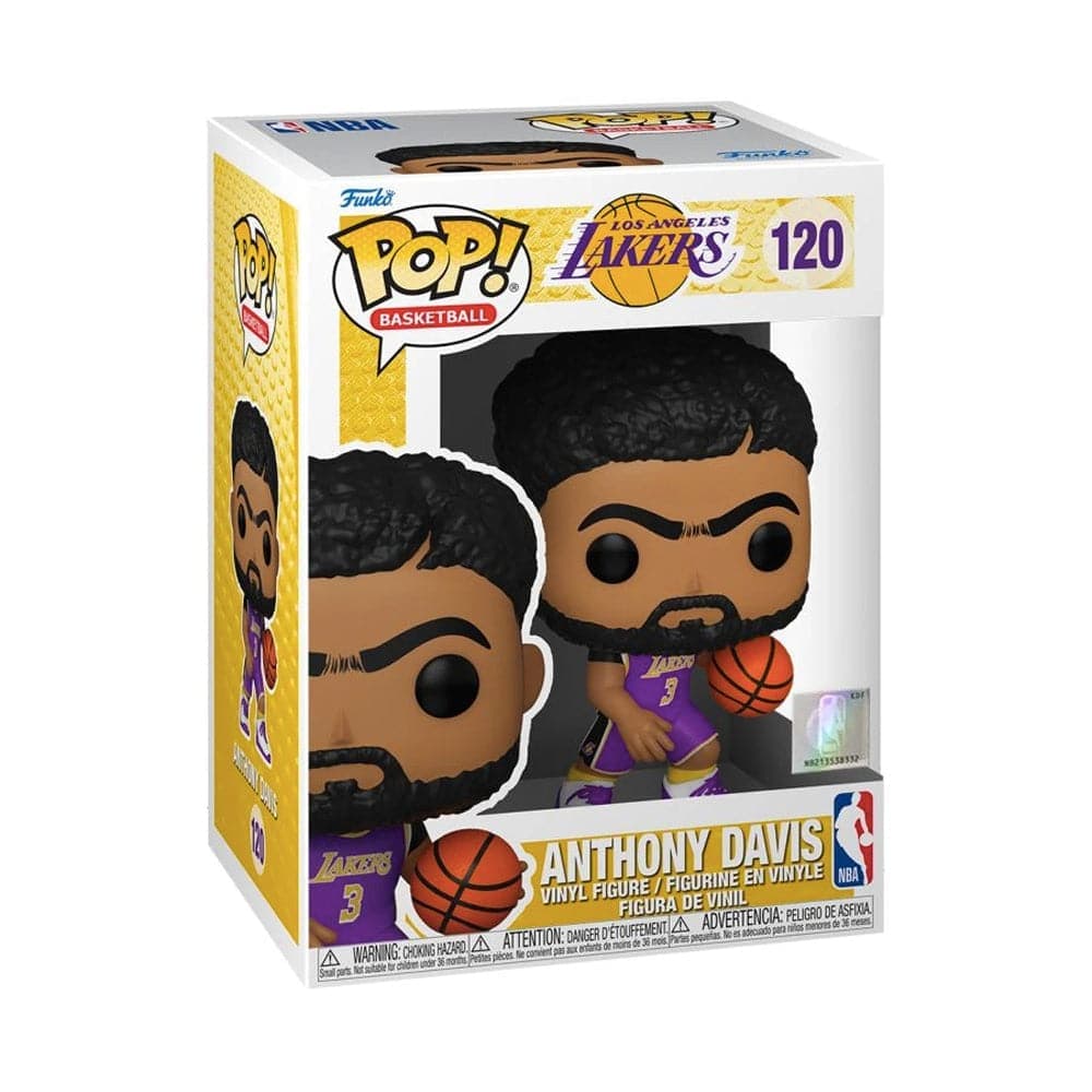 Funko Figures Anthony Davis Los Angeles Lakers Funko NBA Pop 3.75" 120 Figure - Purple