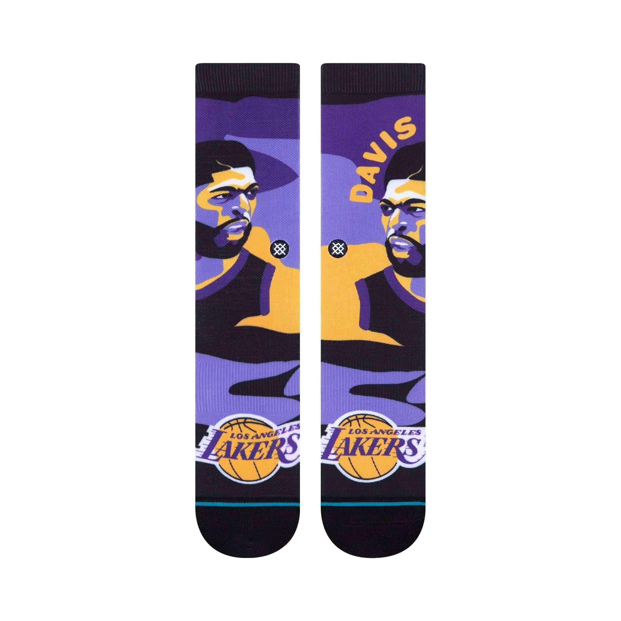 Stance Socks Anthony Davis Los Angeles Lakers Stance NBA Future Legends Crew Socks - Purple