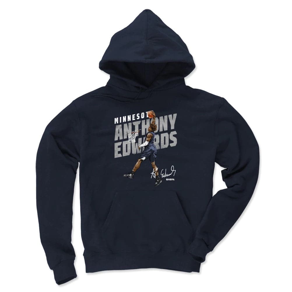 500 Level Jumpers Anthony Edwards Minnesota Timberwolves 500 Level NBA Dunk Hoodie Jumper - Navy